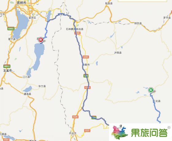 普者黑到撫仙湖有多遠？多少公里？普者黑到撫仙湖汽車