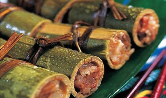 香竹飯 昆明國旅周葉推薦:西雙版納水果吃法的奇妙之處——香竹飯