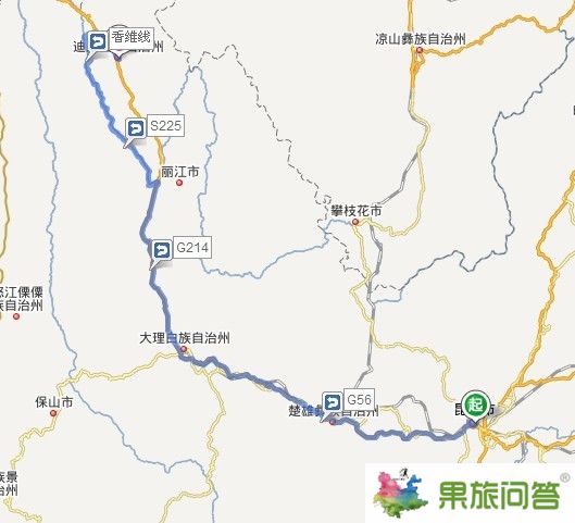 昆明到迪慶有多少公里有火車(chē)嗎,昆明到中甸汽車(chē)有沒(méi)有直達(dá)?