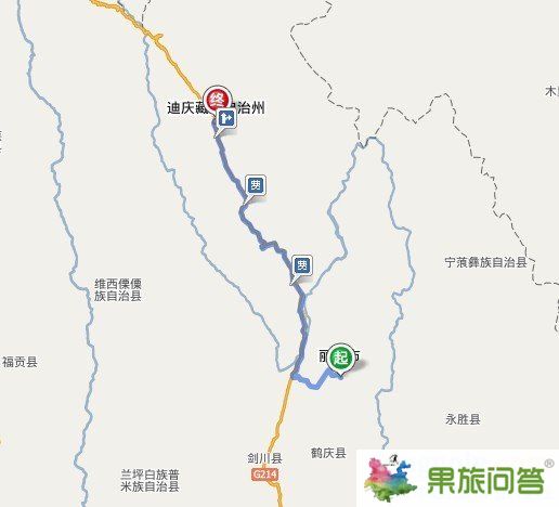 從麗江到香格里拉有多少公里？